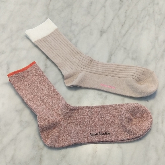 NWOT Acne Studio l Miu Miu Socks - Picture 3 of 14